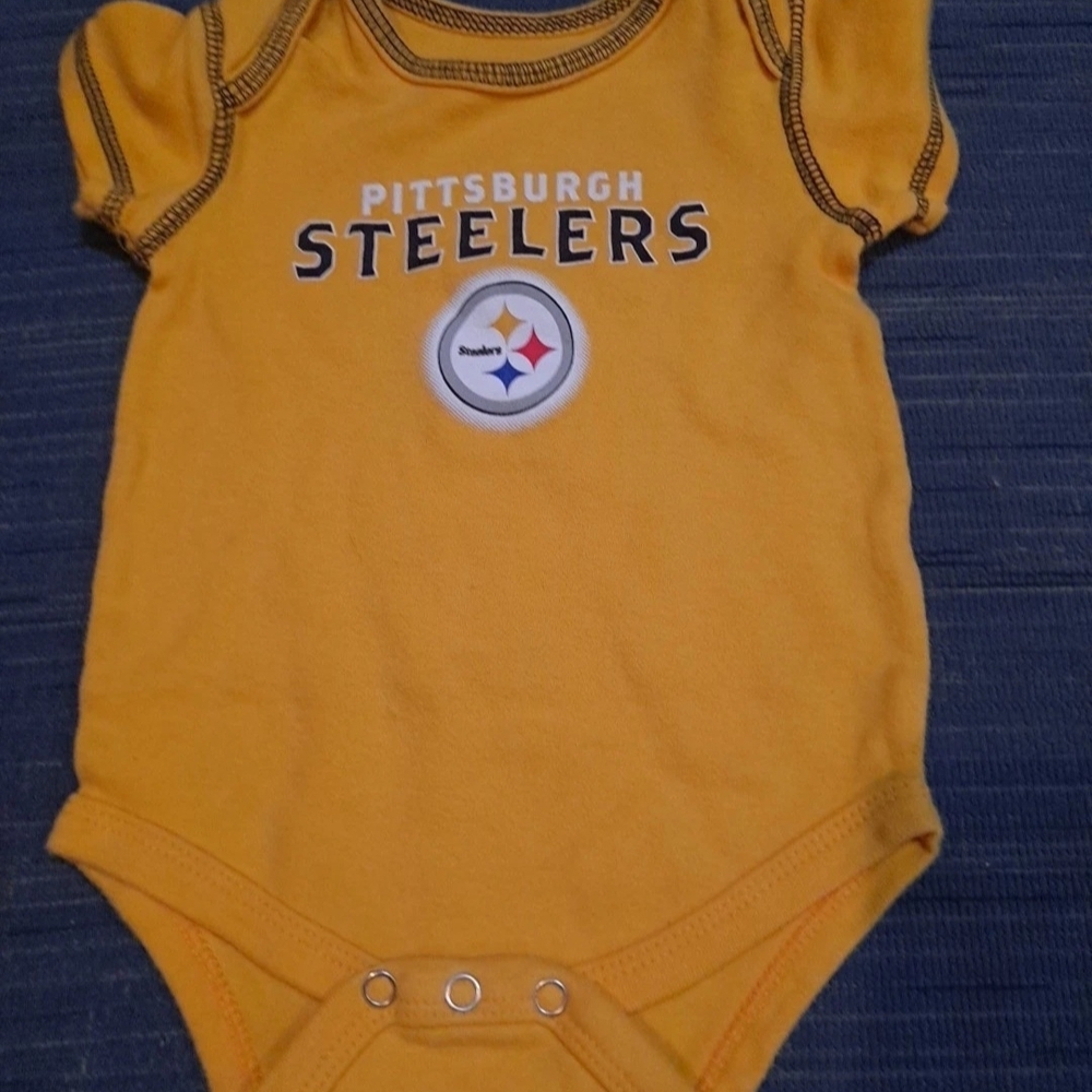 NFL Team Apparel Yellow Baby Bodysuit